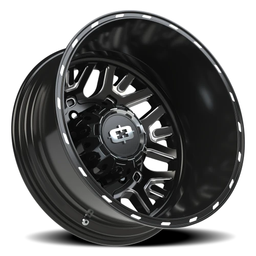 Vision 404 20x8.25 -201 8x200mm 142.2mm Gloss Black Milled