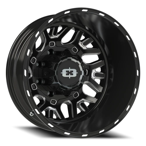 Vision 404 20x8.25 -227 8x165.1mm 116.8mm Gloss Black Milled