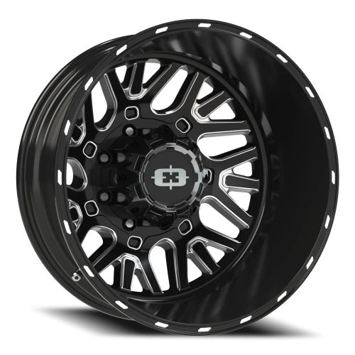 Vision 404 22x8.25 -201 8x210mm 154.3mm Gloss Black Milled