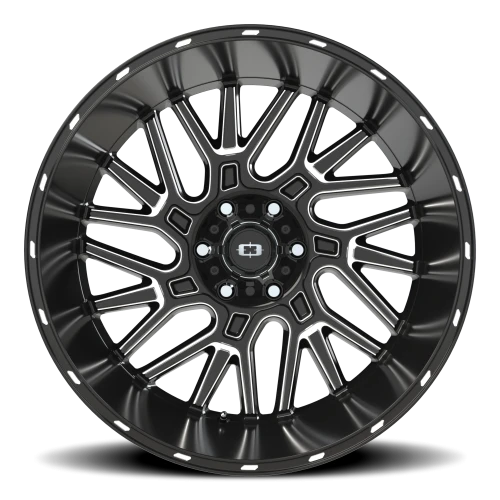 Vision 404 22x14 -76 6x139.7mm 106.2mm Gloss Black Milled Spoke