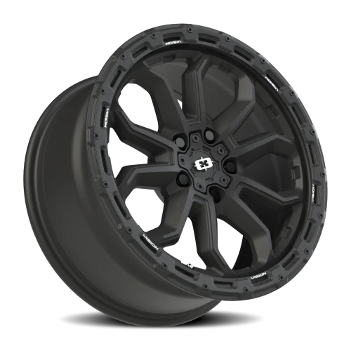 Vision 405 17x8 +30 5x127mm 78.1mm Satin Black