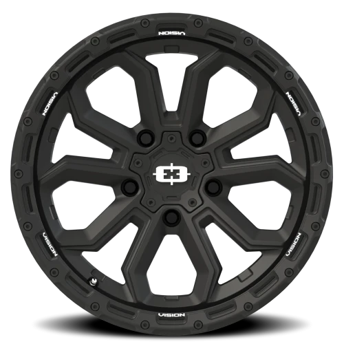 Vision 405 18x9 -12 5x127mm 78.1mm Satin Black