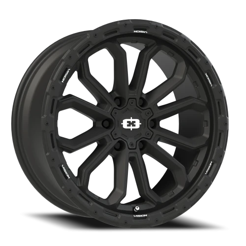 Vision 405 20x9 +12 6x139.7mm 106.2mm Satin Black
