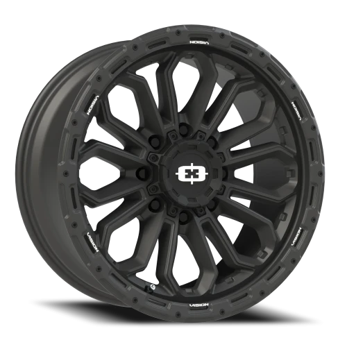 Vision 405 20x9 +12 8x165.1mm 125.2mm Satin Black
