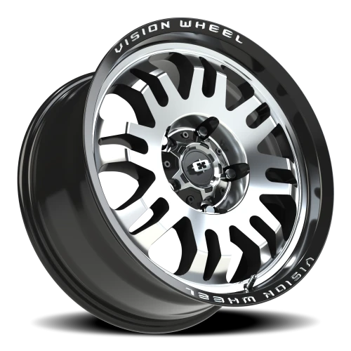 Vision 409 18x8.5 +10 5x150mm 110mm Gloss Black Machined Face