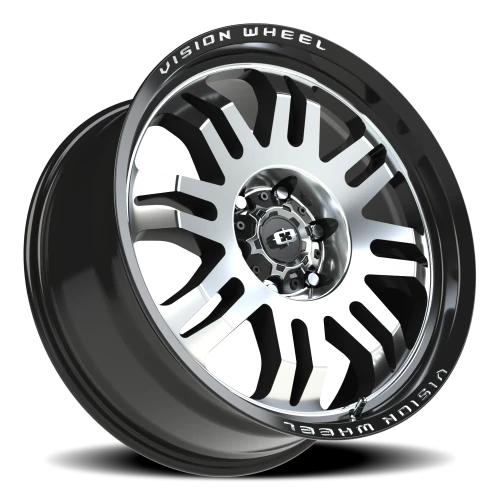 Vision 409 20x9 +12 6x139.7mm 110mm Gloss Black Machined Face