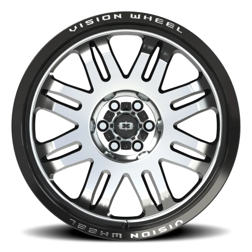 Vision 409 20x9 +12 6x114.3mm 71.5mm Gloss Black Machined Face