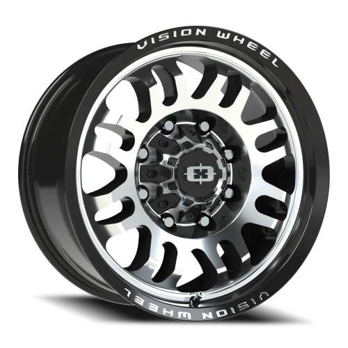 Vision 409 18x9 +12 8x170mm 125.1mm Gloss Black Machined Face