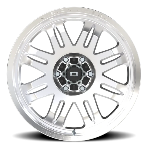 Vision 409 20x9 +12 6x135mm 87.1mm Machined Silver Black Center Cap-Milled Machined Cap