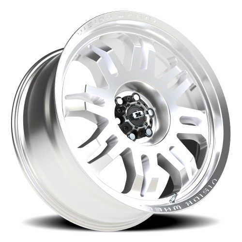 Vision 409 20x9 +12 6x114.3mm 71.5mm Machined Silver Black Center Cap-Milled Machined Cap