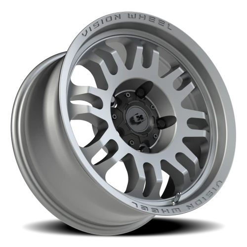 Vision 409 17x8.5 +0 5x150mm 110mm Satin Grey