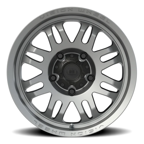 Vision 409 17x8.5 +0 5x150mm 110mm Satin Grey