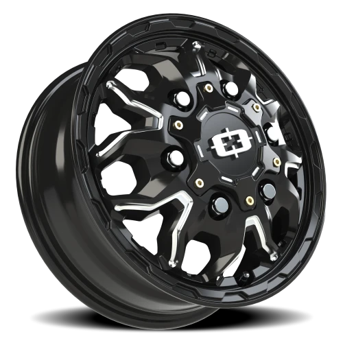 Vision 410 16x6 +84 6x180mm 138.8mm Gloss Black Milled Spoke