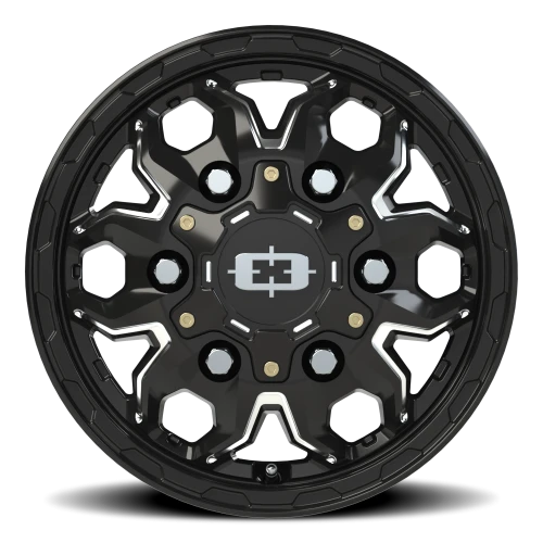 Vision 410 16x6 +84 6x180mm 138.8mm Gloss Black Milled Spoke