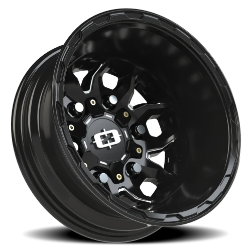 Vision 410 16x6 -130 6x180mm 138.8mm Gloss Black Milled Spoke