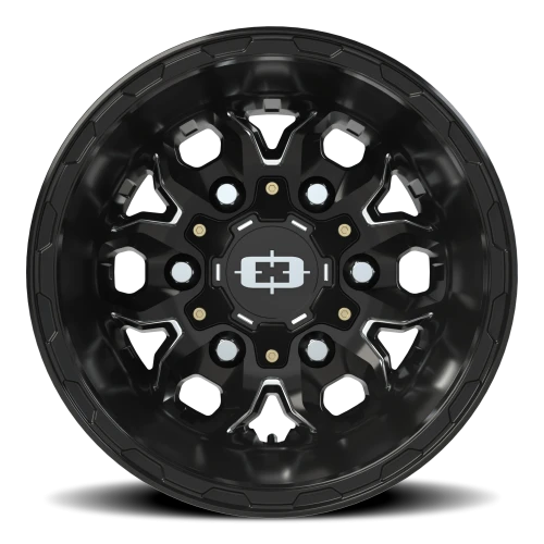 Vision 410 16x6 -130 6x180mm 138.8mm Gloss Black Milled Spoke