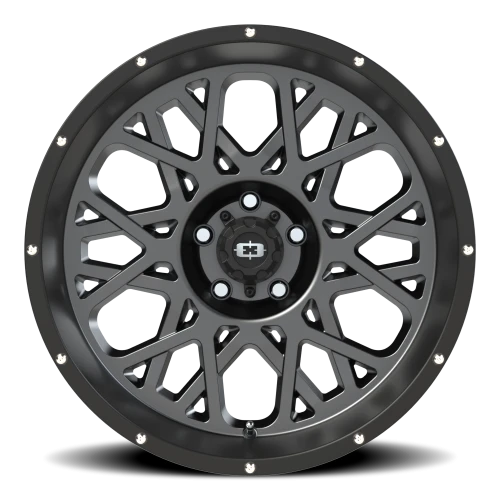 Vision 412 20x10 -25 5x127mm 78.1mm Anthracite Satin Black Lip