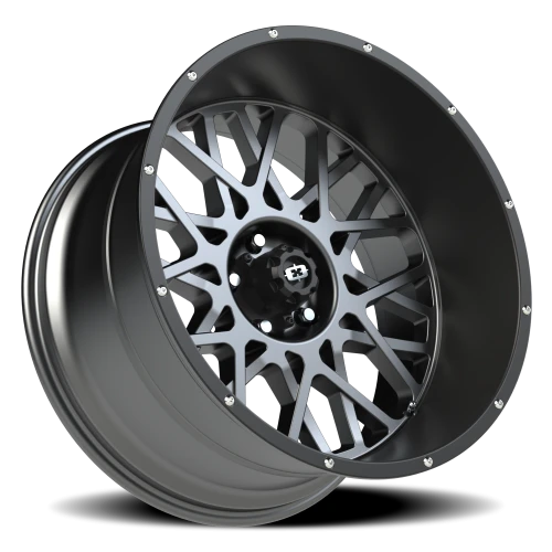 Vision 412 22x12 -51 5x127mm 78.1mm Anthracite Satin Black Lip