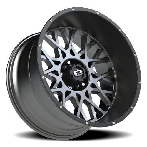 Vision 412 22x12 -51 5x139.7mm 108mm Anthracite Satin Black Lip