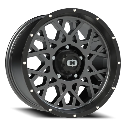 Vision 412 18x9 +12 5x150mm 110.2mm Anthracite Satin Black Lip