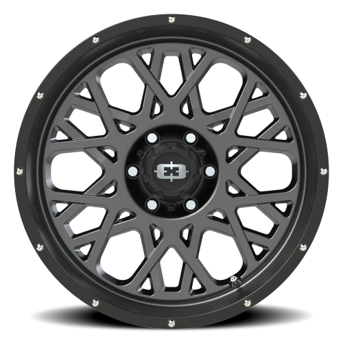 Vision 412 20x9 +12 6x135mm 87.1mm Anthracite Satin Black Lip