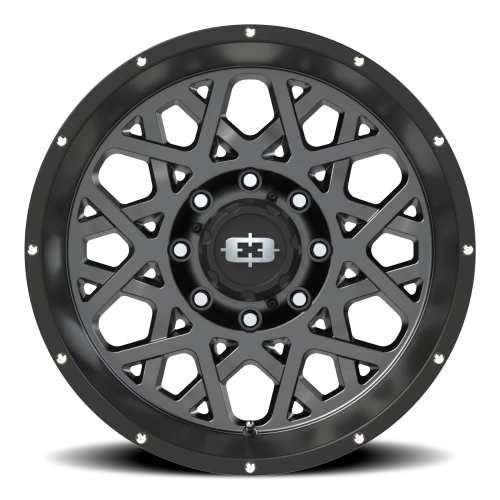 Vision 412 20x10 -25 8x170mm 125.2mm Anthracite Satin Black Lip