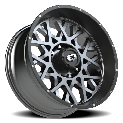 Vision 412 22x10 -19 8x165.1mm 125.2mm Anthracite Satin Black Lip