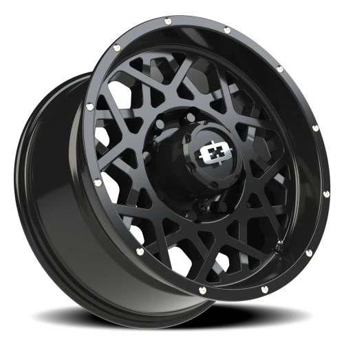 Vision 412 18x9 +12 8x180mm 124.2mm Gloss Black