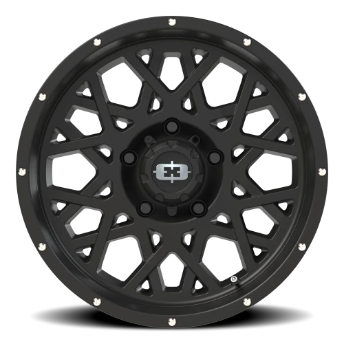 Vision 412 18x9 +12 5x139.7mm 108mm Satin Black