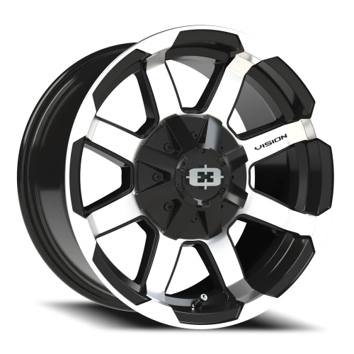 Vision 413 16x8 +0 5x139.7mm 110mm Gloss Black Machined Face