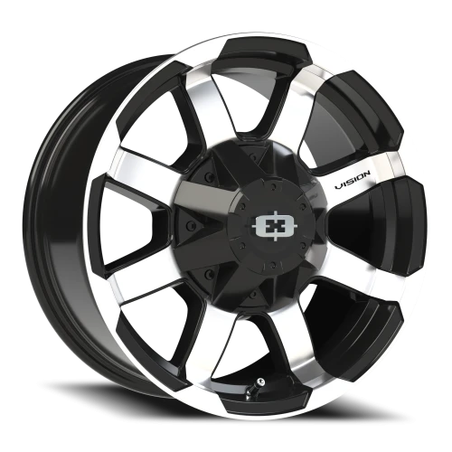 Vision 413 17x8.5 +0 8x170mm 125.2mm Gloss Black Machined Face