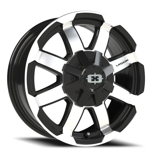 Vision 413 16x6.5 +45 5x130mm 78.3mm Gloss Black Machined Face