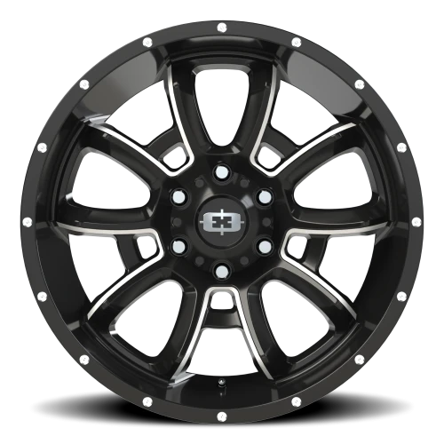 Vision 415 20x9 +0 6x139.7mm 78.1mm Gloss Black Milled Spokes