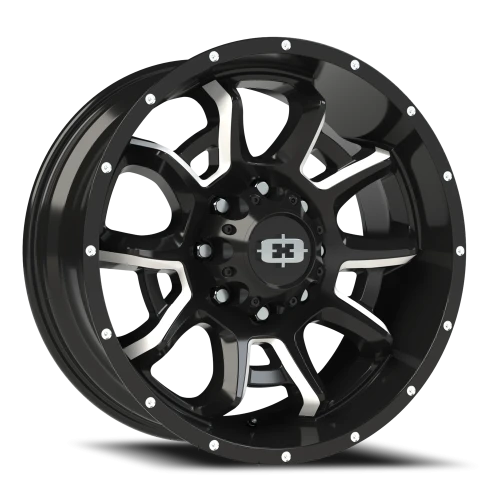 Vision 415 20x9 +12 8x170mm 125.2mm Gloss Black Milled Spokes
