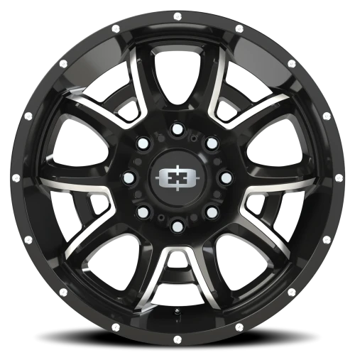 Vision 415 20x9 +12 8x170mm 125.2mm Gloss Black Milled Spokes