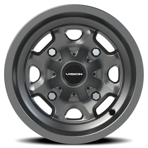Vision 415 12x7 +3 4x136mm 110.5mm Gunmetal