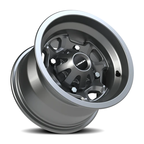 Vision 415 12x8 -10 4x136mm 110.5mm Gunmetal
