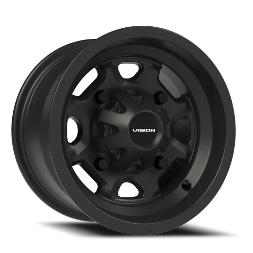Vision 415 12x7 +3 4x136mm 110.5mm Matte Black