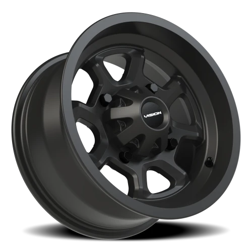 Vision 415 14x7 +3 4x100mm 69.85mm Matte Black