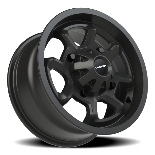 Vision 415 14x7 +38 4x136mm 110.5mm Matte Black