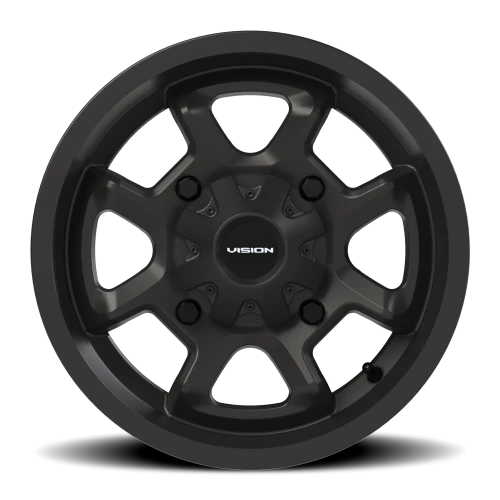 Vision 415 14x7 +38 4x136mm 110.5mm Matte Black