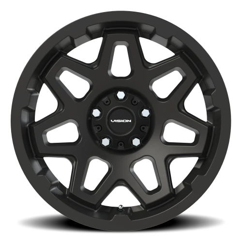 Vision 416 17x7 +0 5x114.3mm 83mm Satin Black
