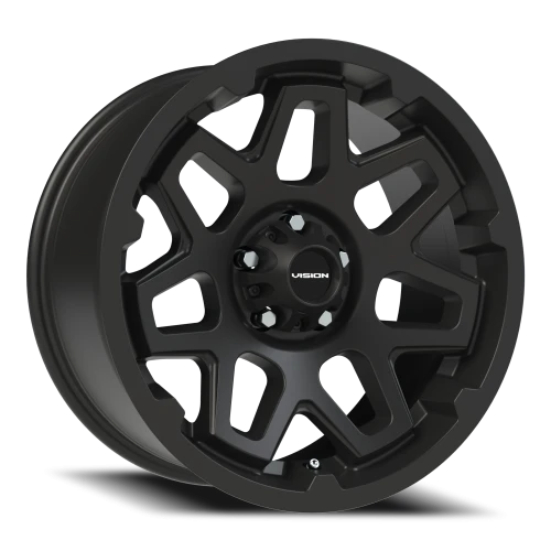 Vision 416 18x9 +18 5x114.3mm 83mm Satin Black