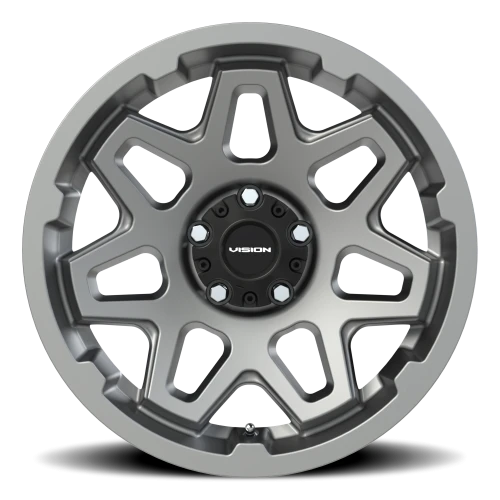 Vision 416 17x7 +0 5x114.3mm 83mm Satin Grey