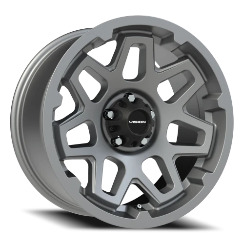 Vision 416 18x9 +18 5x114.3mm 83mm Satin Grey