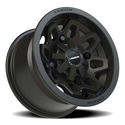 Vision 416 12x7 +3 4x136mm 110.5mm Matte Black