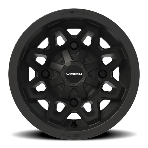 Vision 416 12x8 -10 4x136mm 110.5mm Matte Black