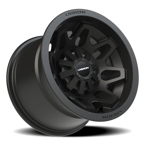Vision 416 12x8 -10 5x114.3mm 79.4mm Matte Black