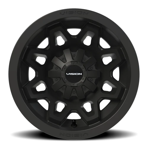 Vision 416 12x8 -10 5x114.3mm 79.4mm Matte Black