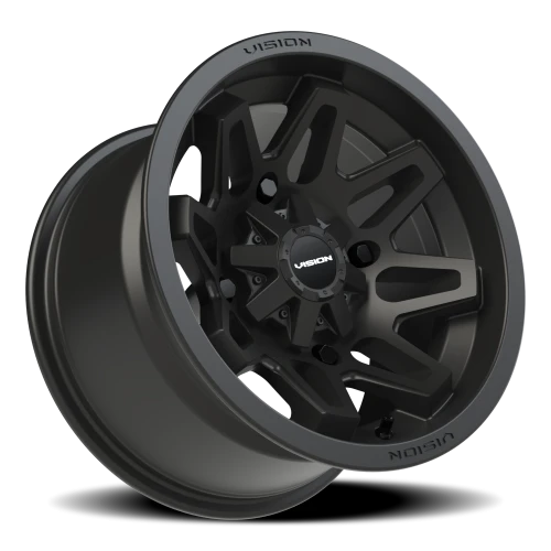 Vision 416 14x8 -10 4x136mm 110.5mm Matte Black